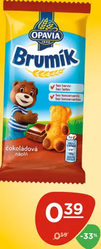 Opavia Brumík čokoládová