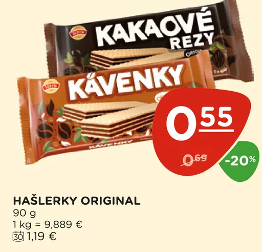 Hašlerky Original cukríky