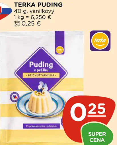 Terka puding vanilkový