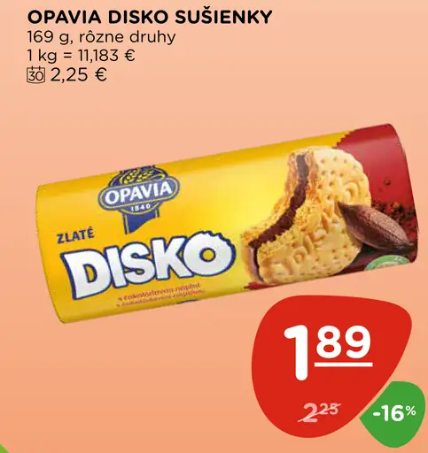 Opavia Disko sušienky