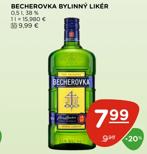Becherovka Bylinný likér
