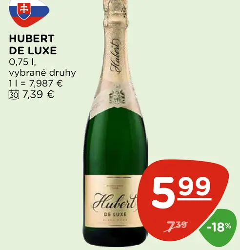 Hubert De Luxe šumivé víno