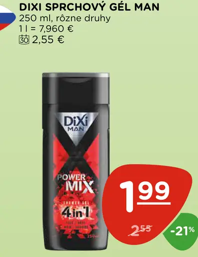 Dixi Man sprchovací gél