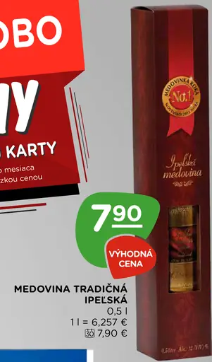 Ipeľská medovina tradičná