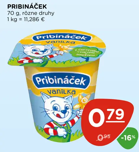 Pribináček Tvarohový dezert