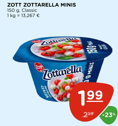 Zott Zottarella Minis classic