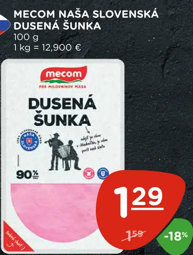Mecom Naša Slovenská dusená šunka