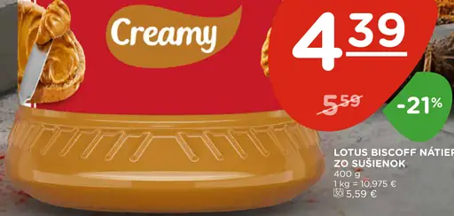 Lotus Biscoff Nátierka zo sušienok