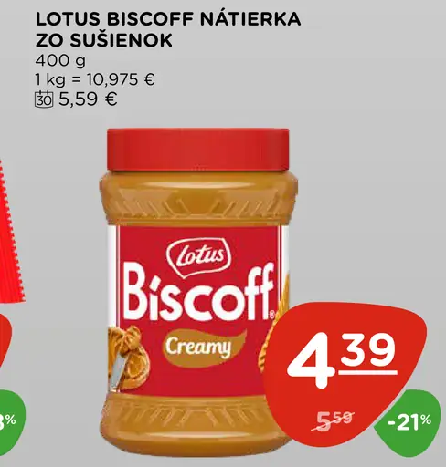 Lotus Biscoff Nátierka zo sušienok