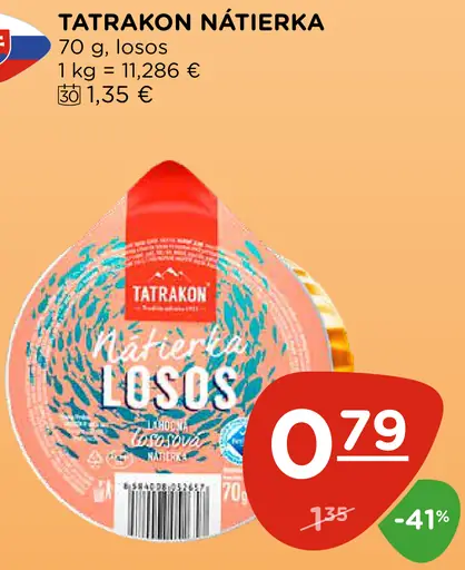 Tatrakon Nátierka losos