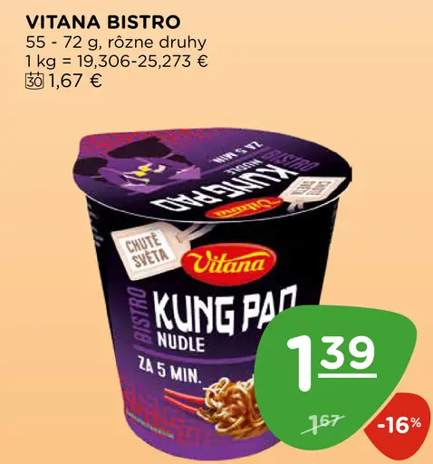 Vitana Bistro Kung Pao noodle