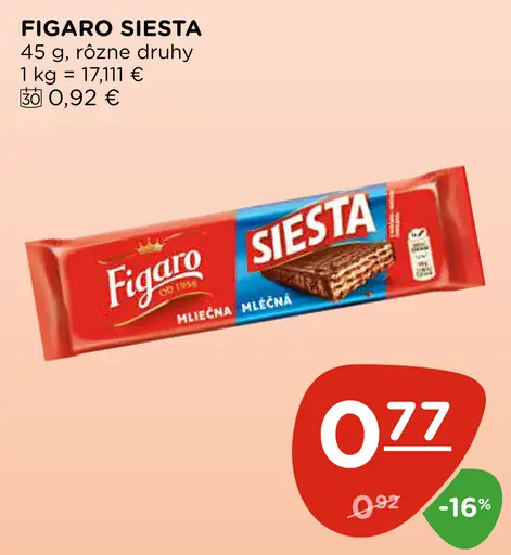 Figaro Siesta tyčinka