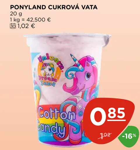 Ponyland cukrová vata