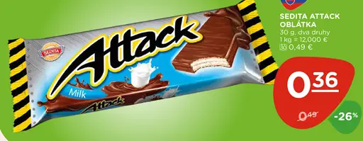 Sedita Attack oblátka