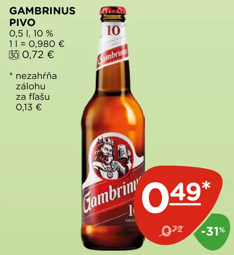 Gambrinus pivo