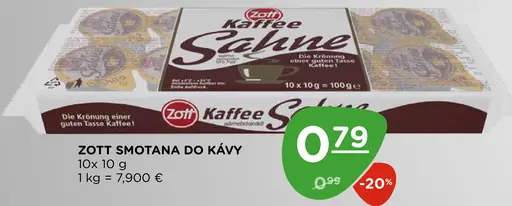 Zott Smotana do kávy