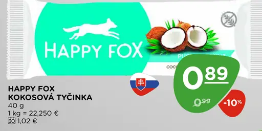 Happy Fox kokosová tyčinka