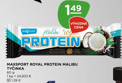 Maxsport Royal Protein Malibu tyčinka