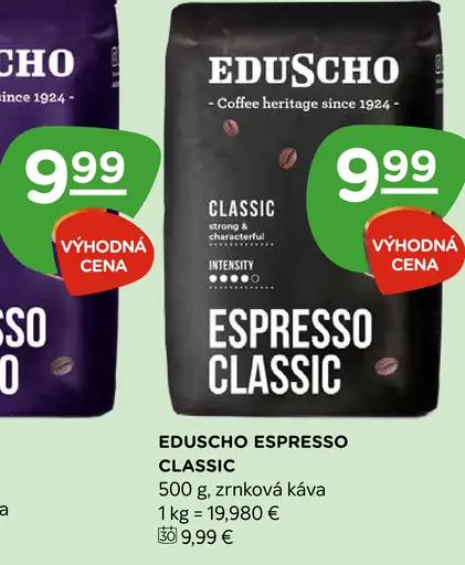 Eduscho Espresso Classic zrnková káva