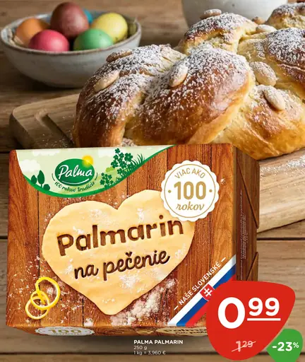 Palma Palmarin na pečenie