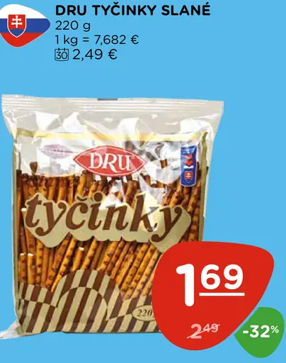 DRU tyčinky slané