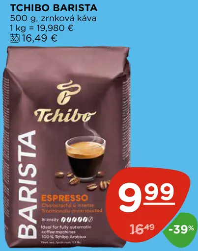 Tchibo Zrnková káva Barista Espresso