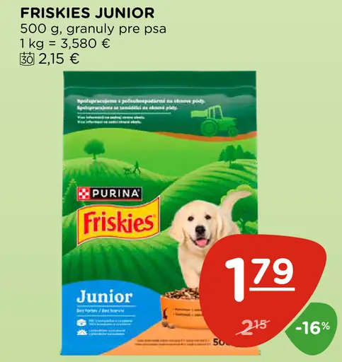 Friskies Junior granuly pre psa