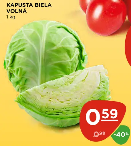 Kapusta biela voľná