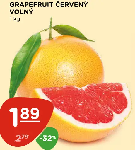 Grapefruit červený