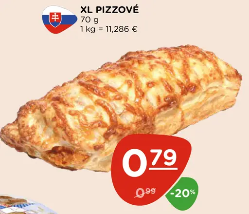 XL pizzové pečivo