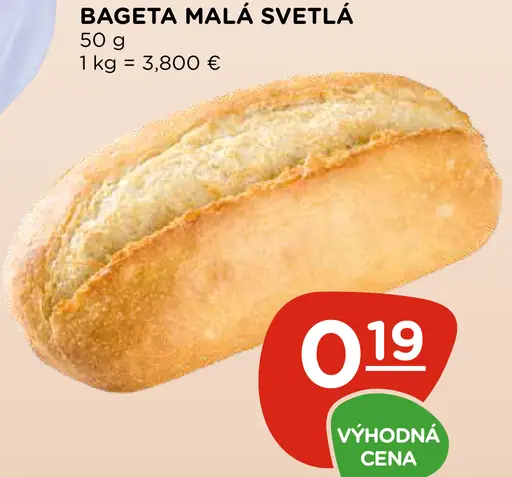 Bageta malá svetlá