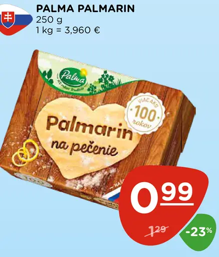 Palma Palmarin tuk na pečenie
