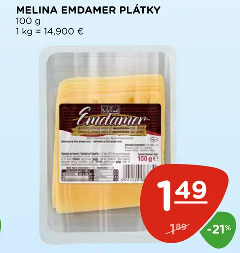 Melina Emdamer plátky