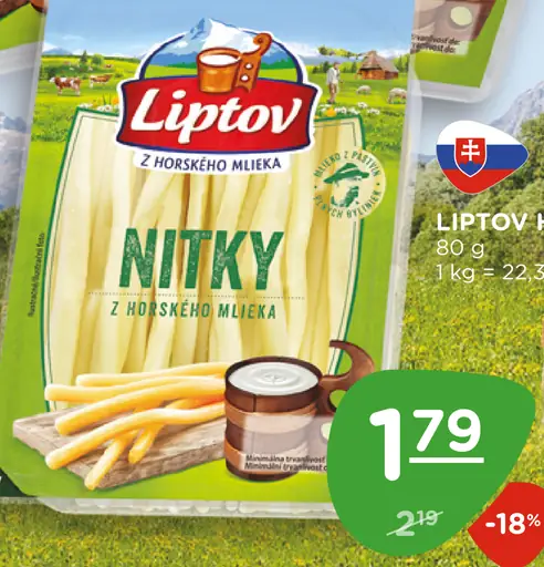 Liptov hravé nitky parený syr