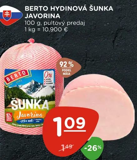 Berto Hydinová šunka