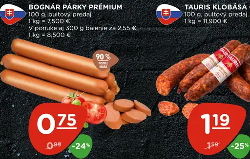 Bognár Párky premium