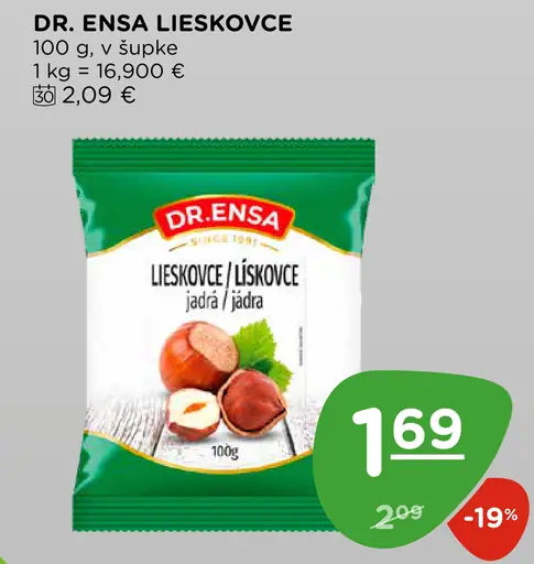 Dr. Ensa lieskovce v šupke