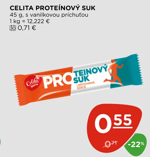 Celita proteínový suk s vanilkovou príchuťou