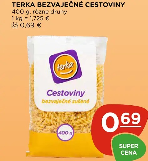 Terka Bezvaječné cestoviny