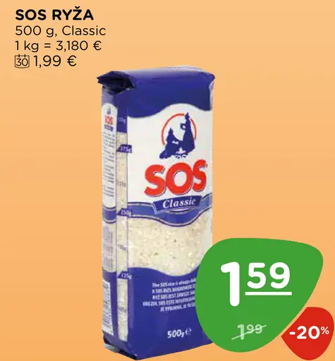 SOS ryža Classic