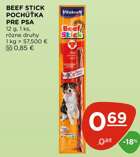 Vitakraft Beef stick pochúťka pre psy