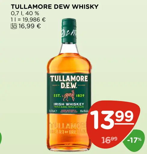Tullamore Dew whisky