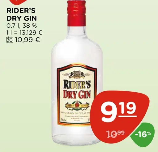 Rider's Dry Gin