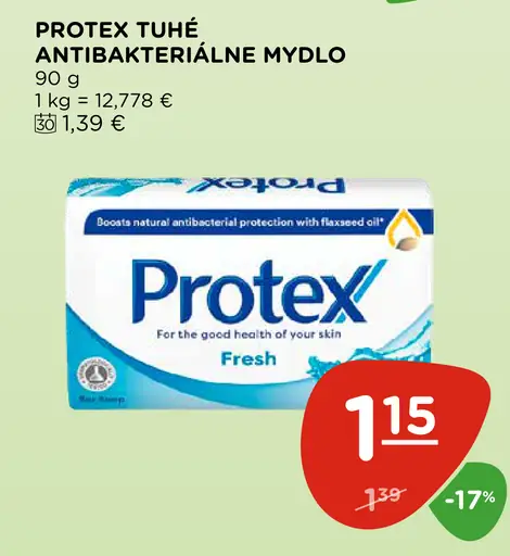 Protex Fresh tuhé mydlo s prirodzenou antibakteriálnou ochranou