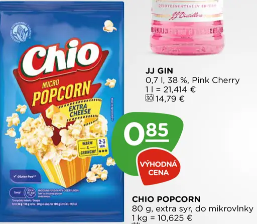 Chio Micro Popcorn extra syr do mikrovlnky