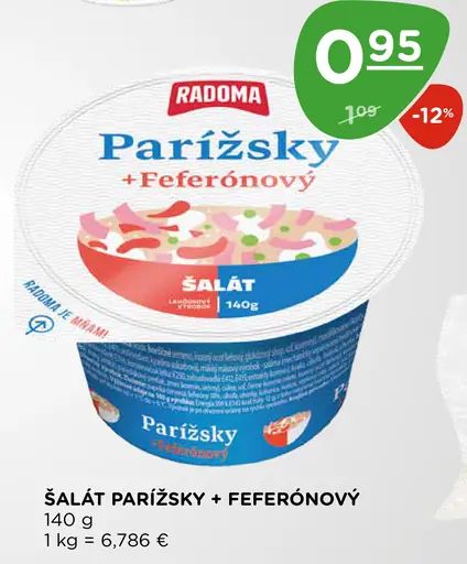 Radoma Parížsky šalát + feferónový