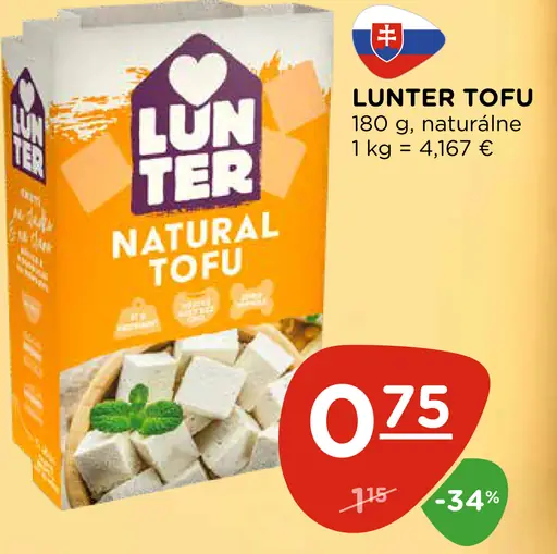 Lunter Tofu naturálne