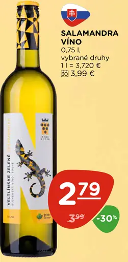 Salamandra Vino Vybrané Druhy