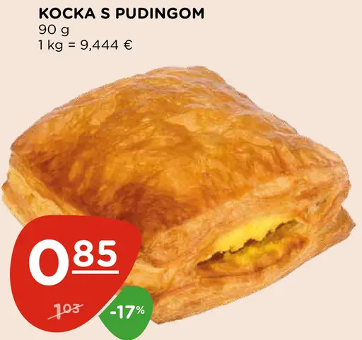 Kocka s pudingom