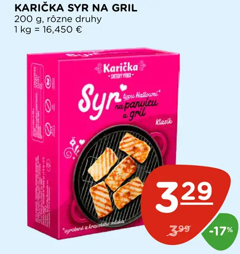 Karička syr na gril